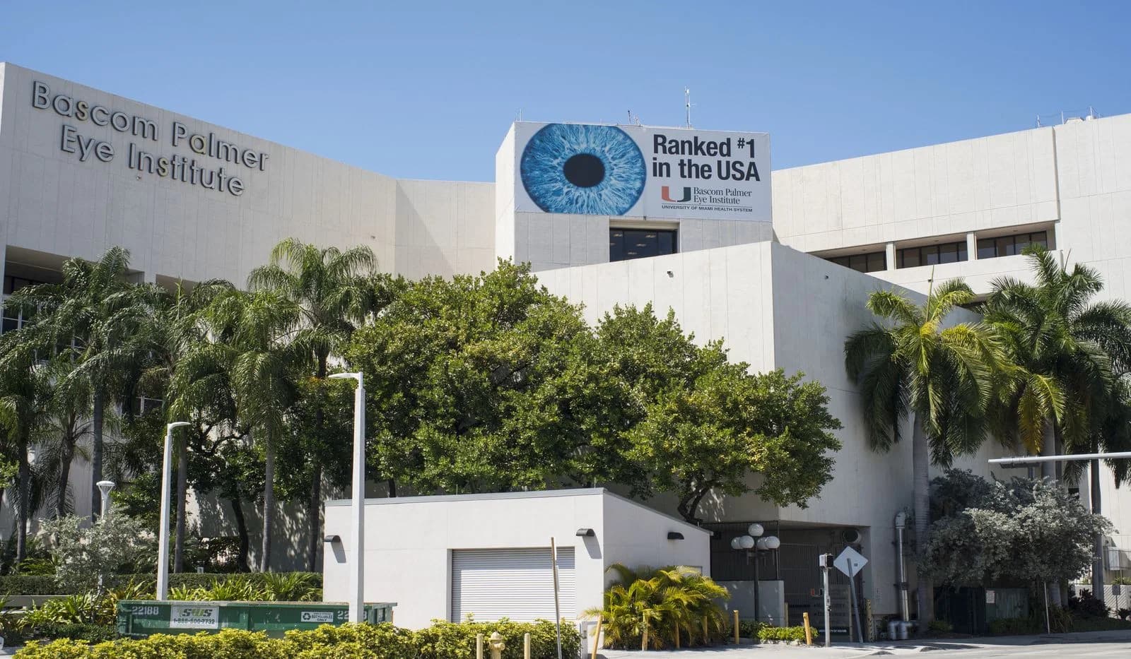 Bascom Palmer Eye Institute building exterior and entrance